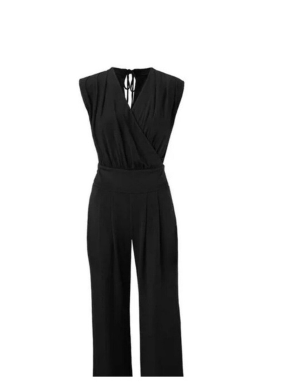 CAbi Black Sleeveless Downtown Jumpsuit #5577